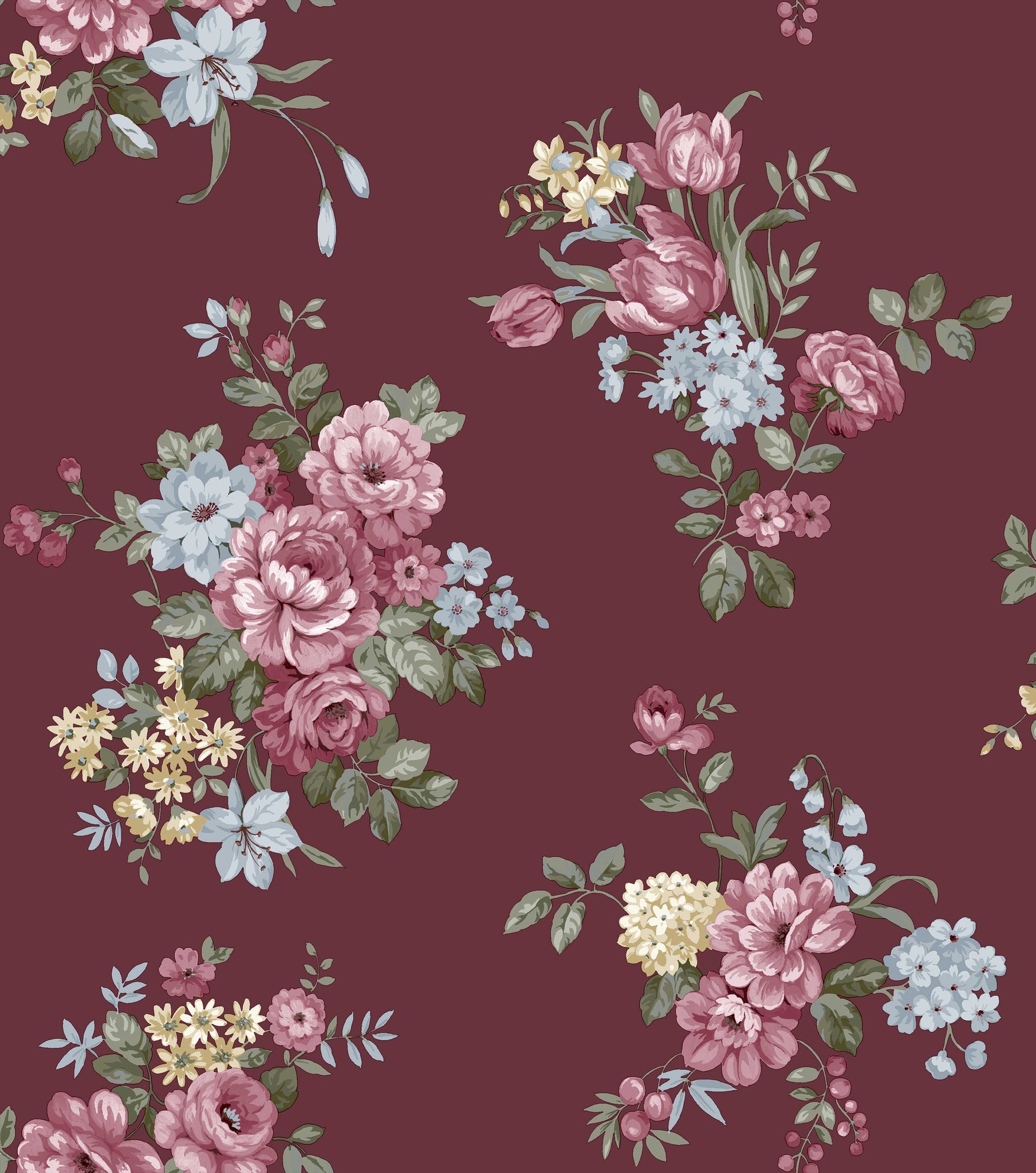 Carta da parati Fiori Country 2023 Cristiana Masi cod. 12303