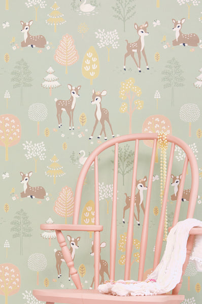 Carta da Parati Golden Woods Majvillan Wallpaper 125-02