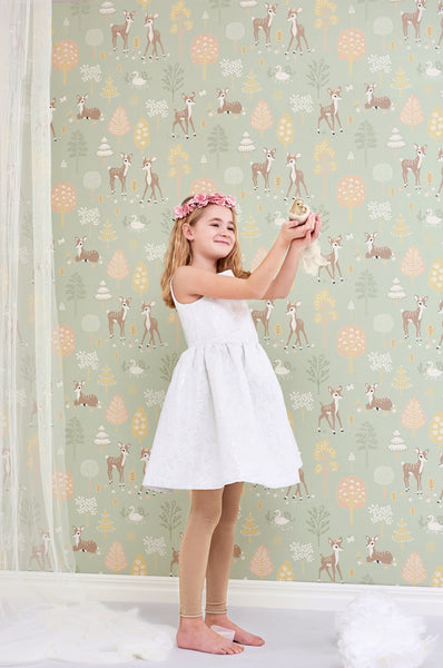 Carta da Parati Golden Woods Majvillan Wallpaper 125-02