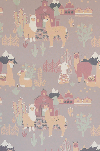 Carta da Parati Lama Village Majvillan Wallpaper 143-04