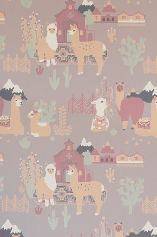 Carta da Parati Lama Village Majvillan Wallpaper 143-04
