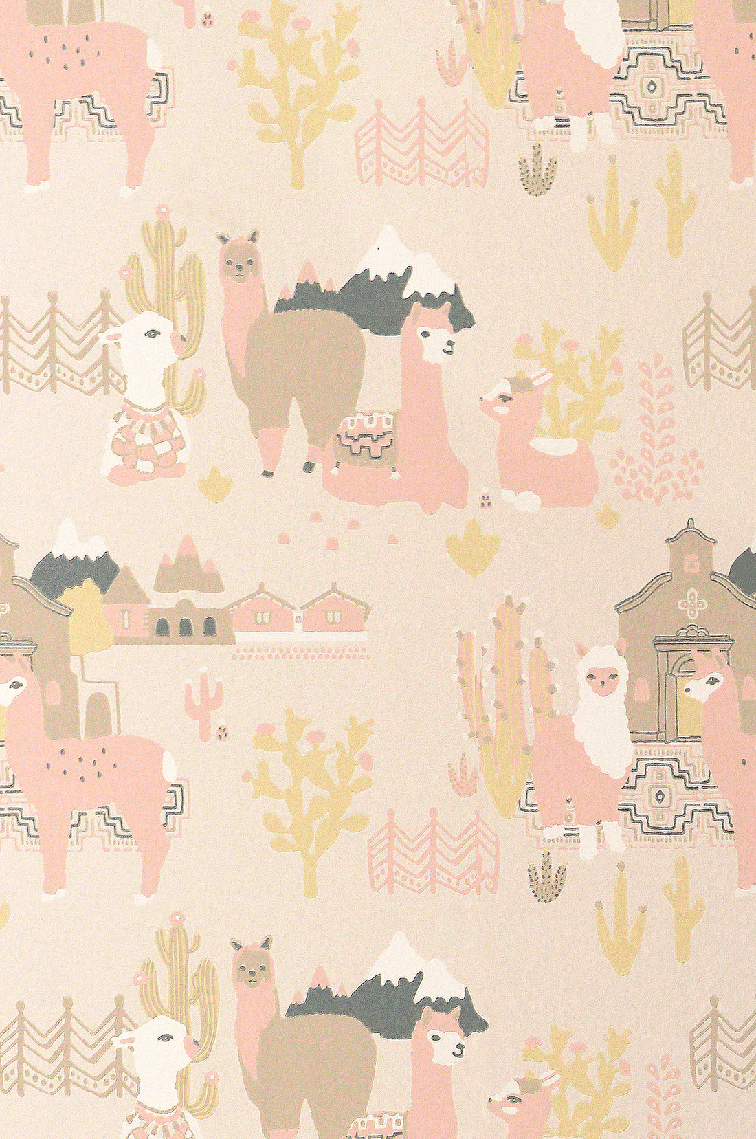 Carta da Parati Lama Village Majvillan Wallpaper 143-03