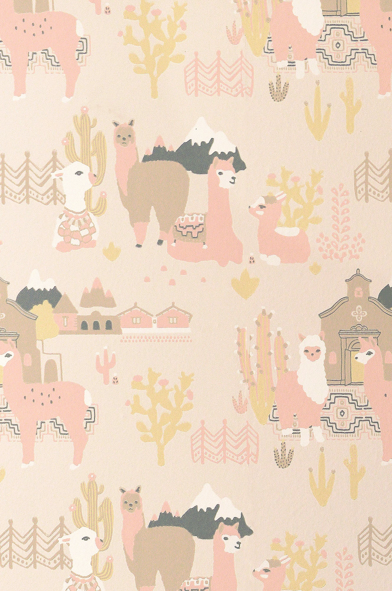 Carta da Parati Lama Village Majvillan Wallpaper 143-03