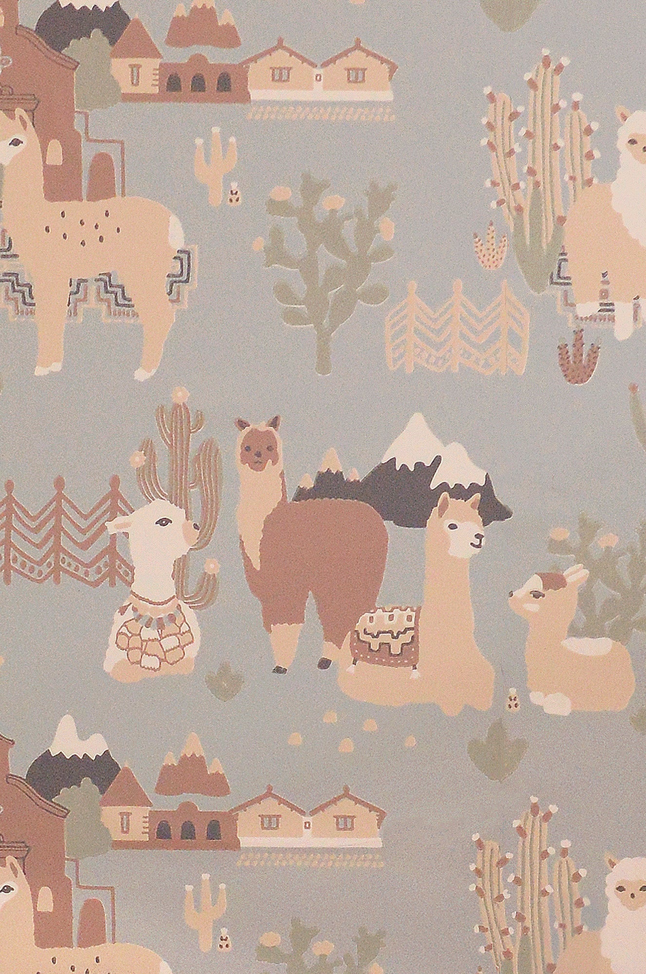 Carta da Parati Lama Village Majvillan Wallpaper 143-02