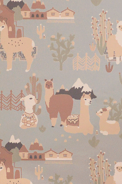 Carta da Parati Lama Village Majvillan Wallpaper 143-02
