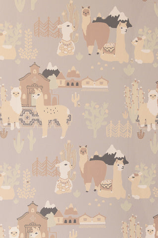 Carta da Parati Lama Village Majvillan Wallpaper 143-01