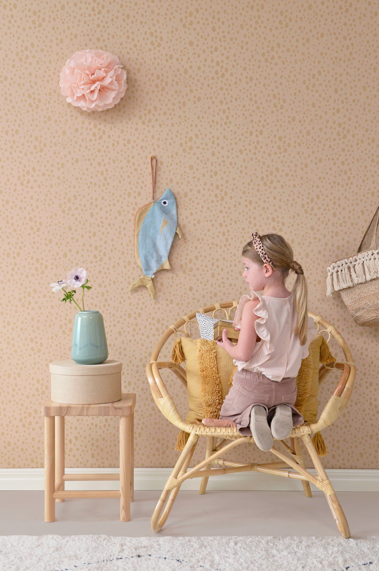 Carta da Parati Animal Dots Majvillan Wallpaper 142-02