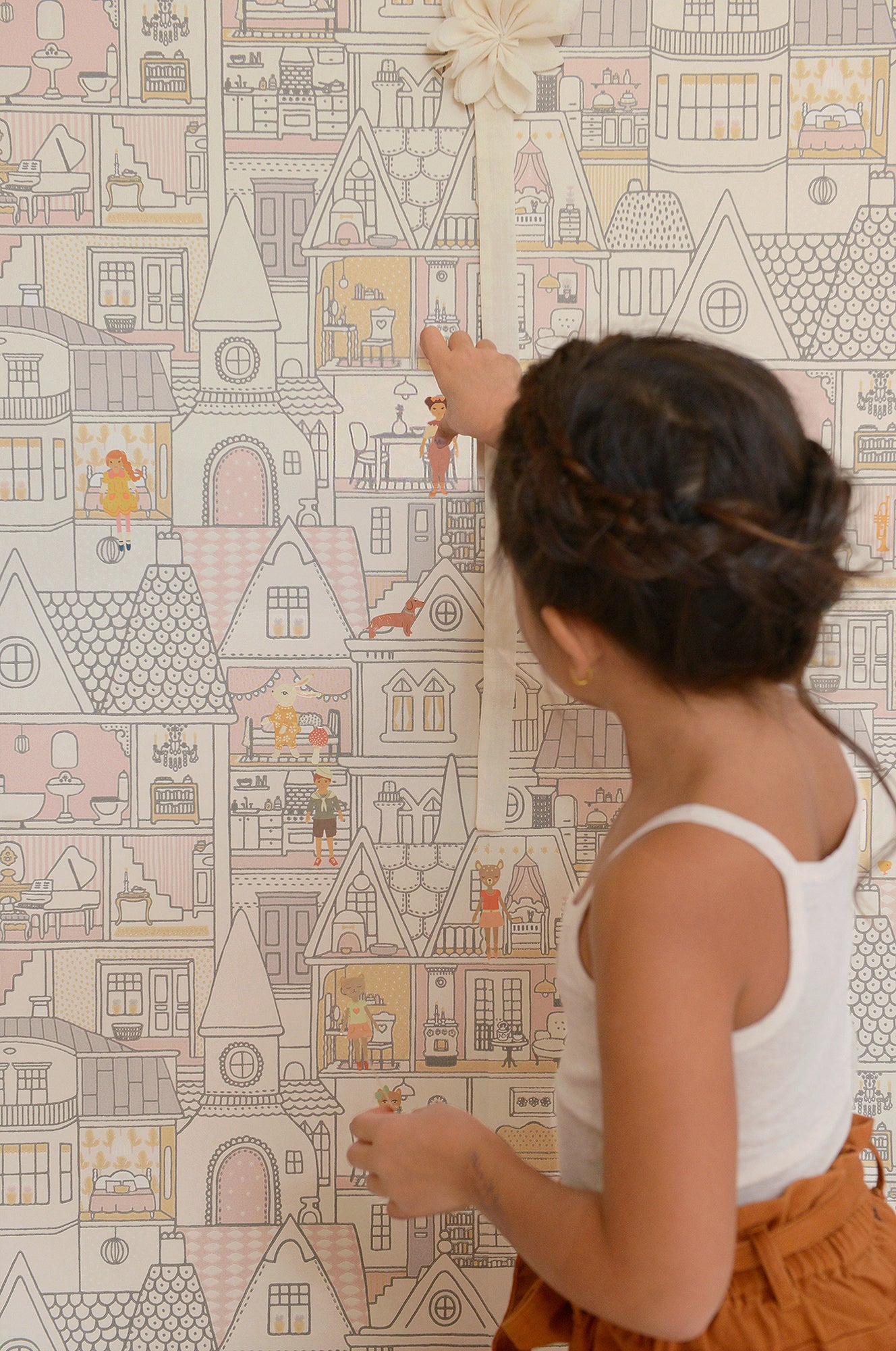 Stickers Dollhouse Majvillan Wallpaper 801-01