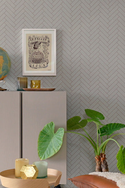 Carta da Parati Herringbone Majvillan Wallpaper 144-02