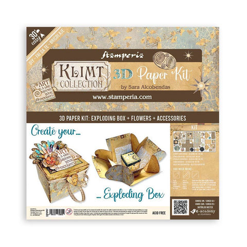 3D Paper Kit Klimt Stamperia OUTLET