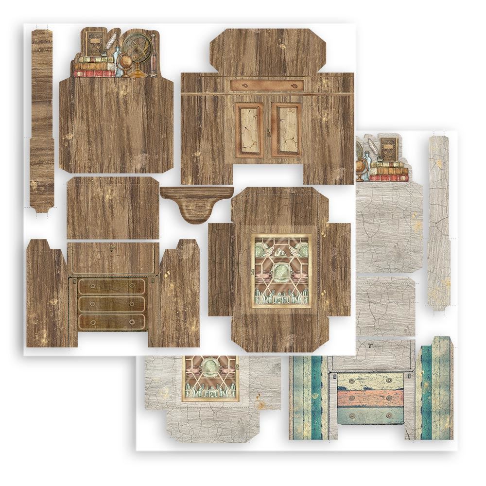 3D Paper Kit Lady Vagabond Lifestyle Stamperia OUTLET