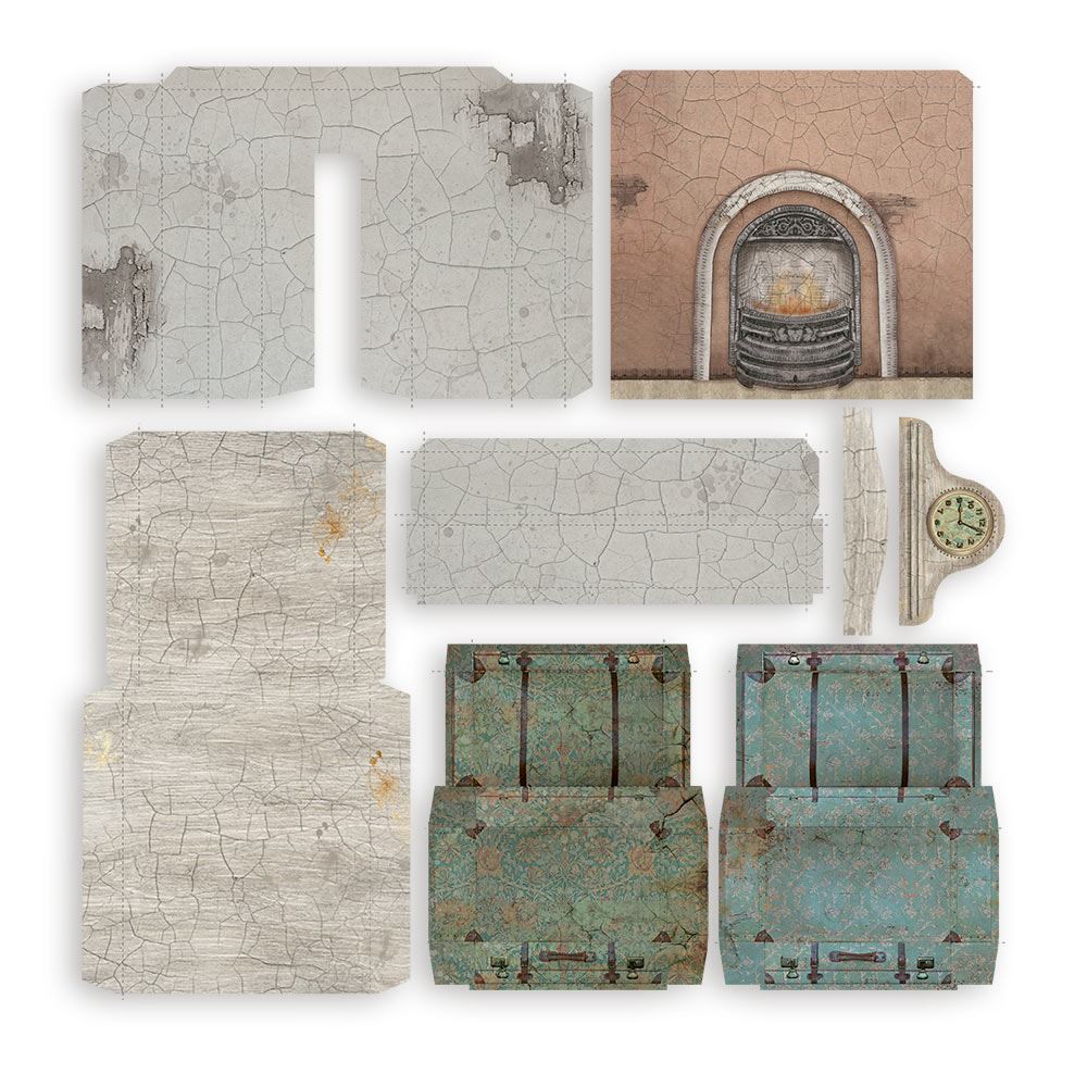 3D Paper Kit Lady Vagabond Lifestyle Stamperia OUTLET