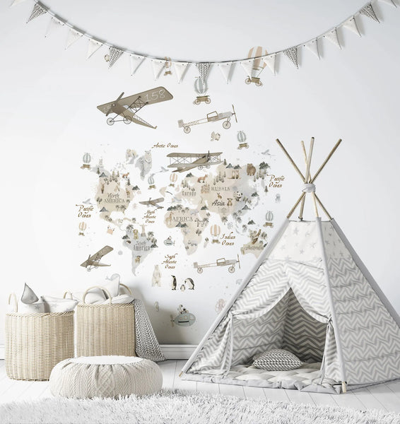Stampa Digitale di Carta da parati Kids Walls cod. 45858 Marburg Wallpaper