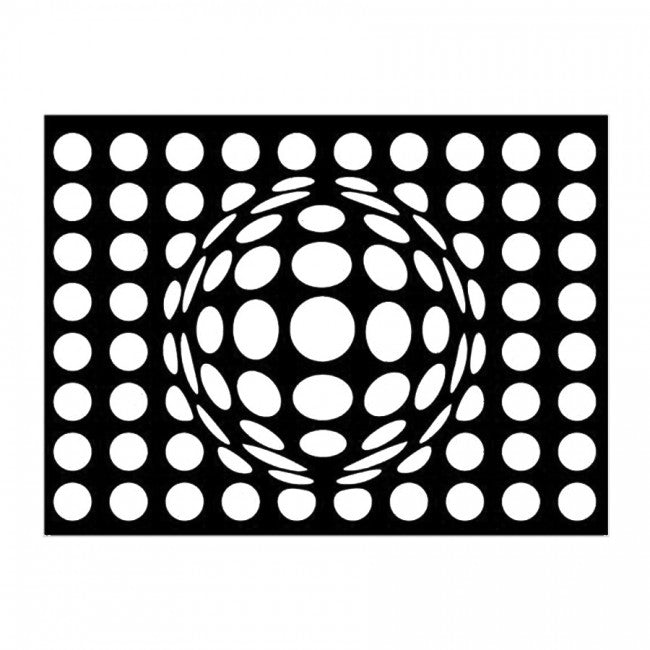 Stencil Optical cm 44 x 60 by Stamperia. OUTLET