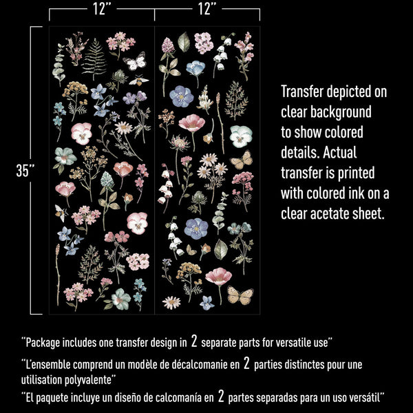 Decor Transfer Re-Design Delicate Fleur mis. 56 X 76 CM