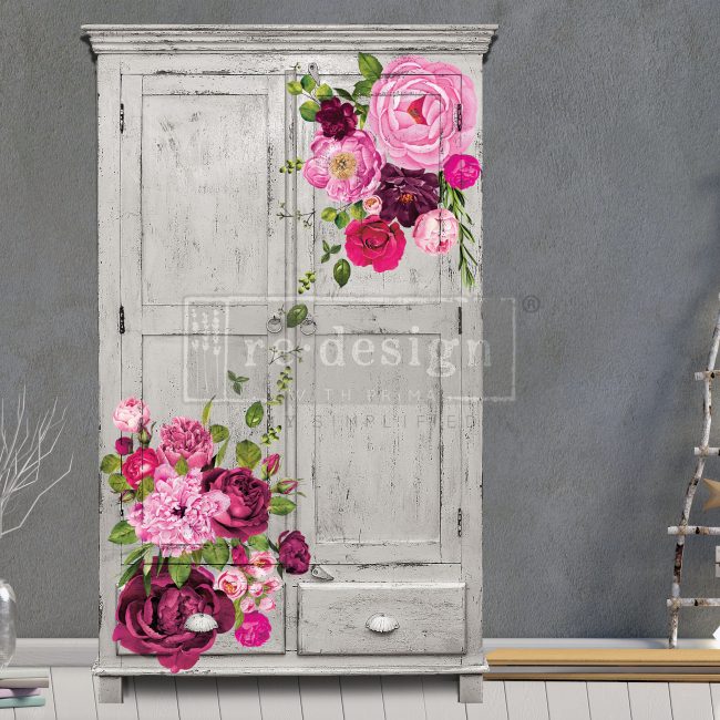 Decor Transfer Re-Design Lush Floral 1 mis. 122 X 89 CM