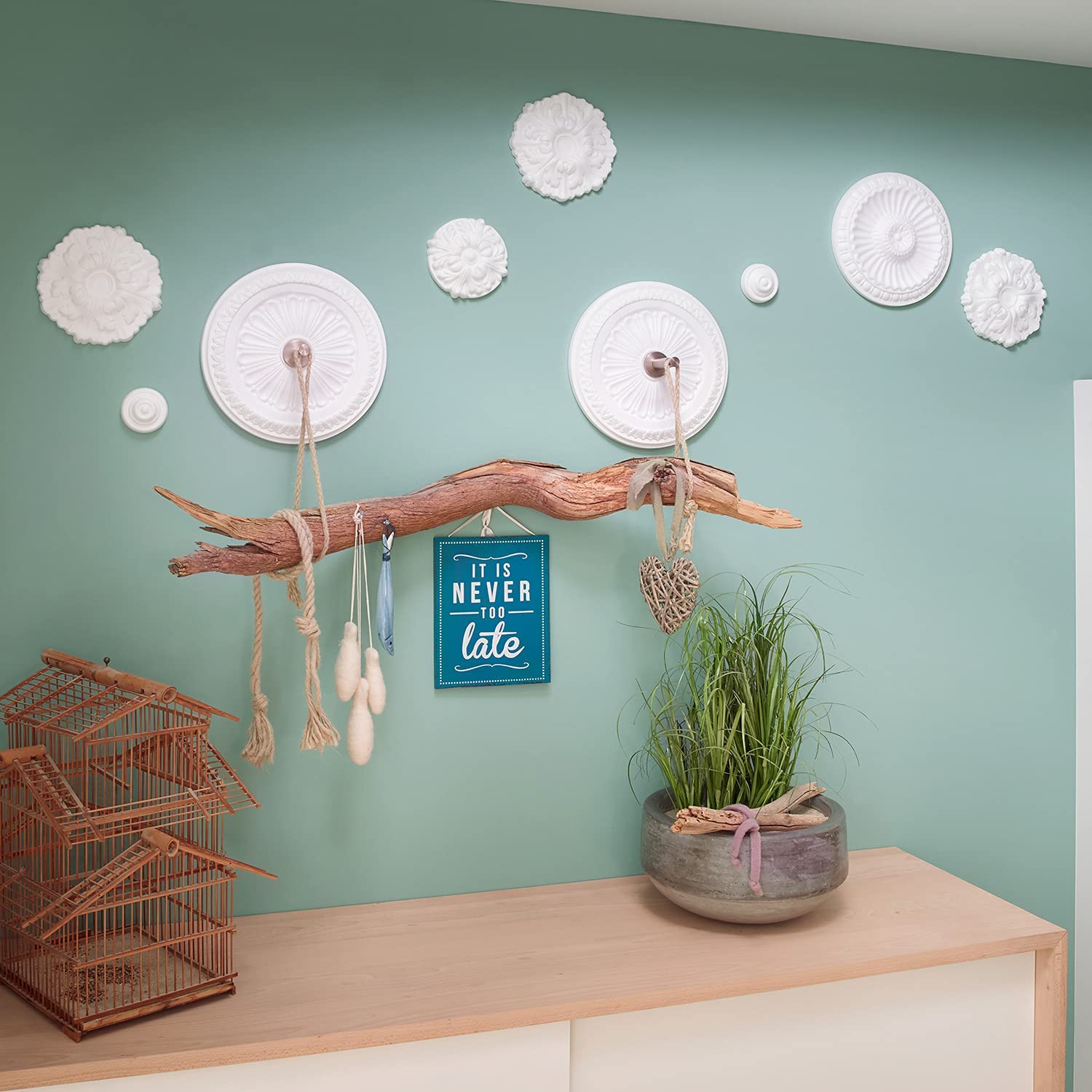 Rosone in Polistirolo Desire diam. 28 cm