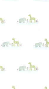 Carta da Parati Marius & Candice Verde Rose & Nino Casadeco Wallpaper