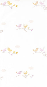 Carta da Parati Rose Rosa Tenue/Beige/Ocra  Rose & Nino Casadeco Wallpaper