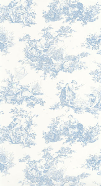 Carta da Parati Les Belles Toiles De Jouy Casadeco Wallpaper cod. 87916217