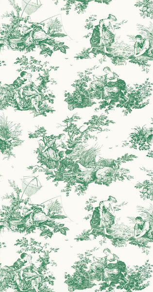 Carta da Parati Les Belles Toiles De Jouy Casadeco Wallpaper cod. 87917710