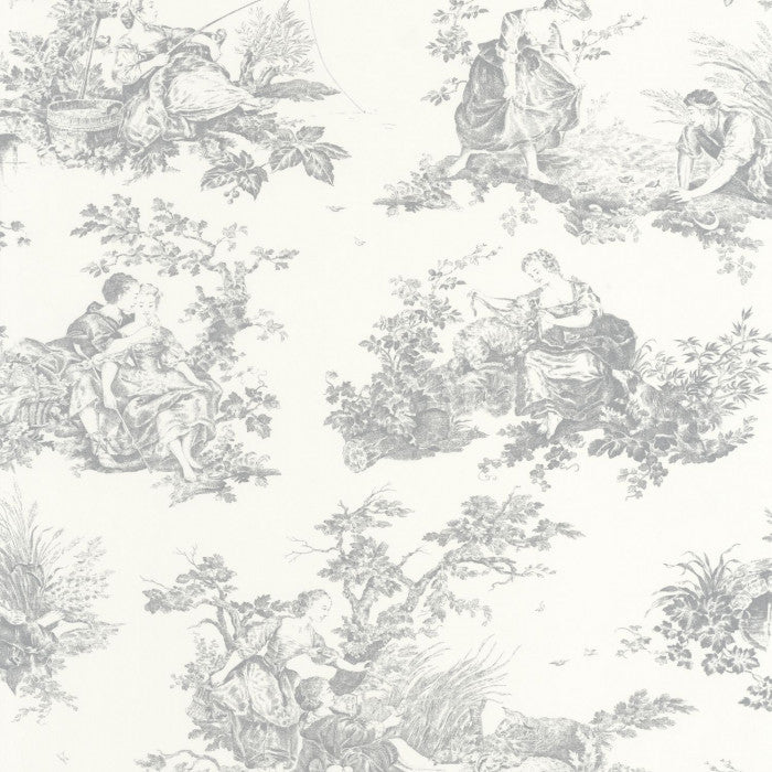 Carta da Parati Les Belles Toiles De Jouy Casadeco Wallpaper cod. 87919103
