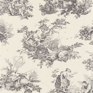 Carta da Parati Les Belles Toiles De Jouy Casadeco Wallpaper cod. 87919612