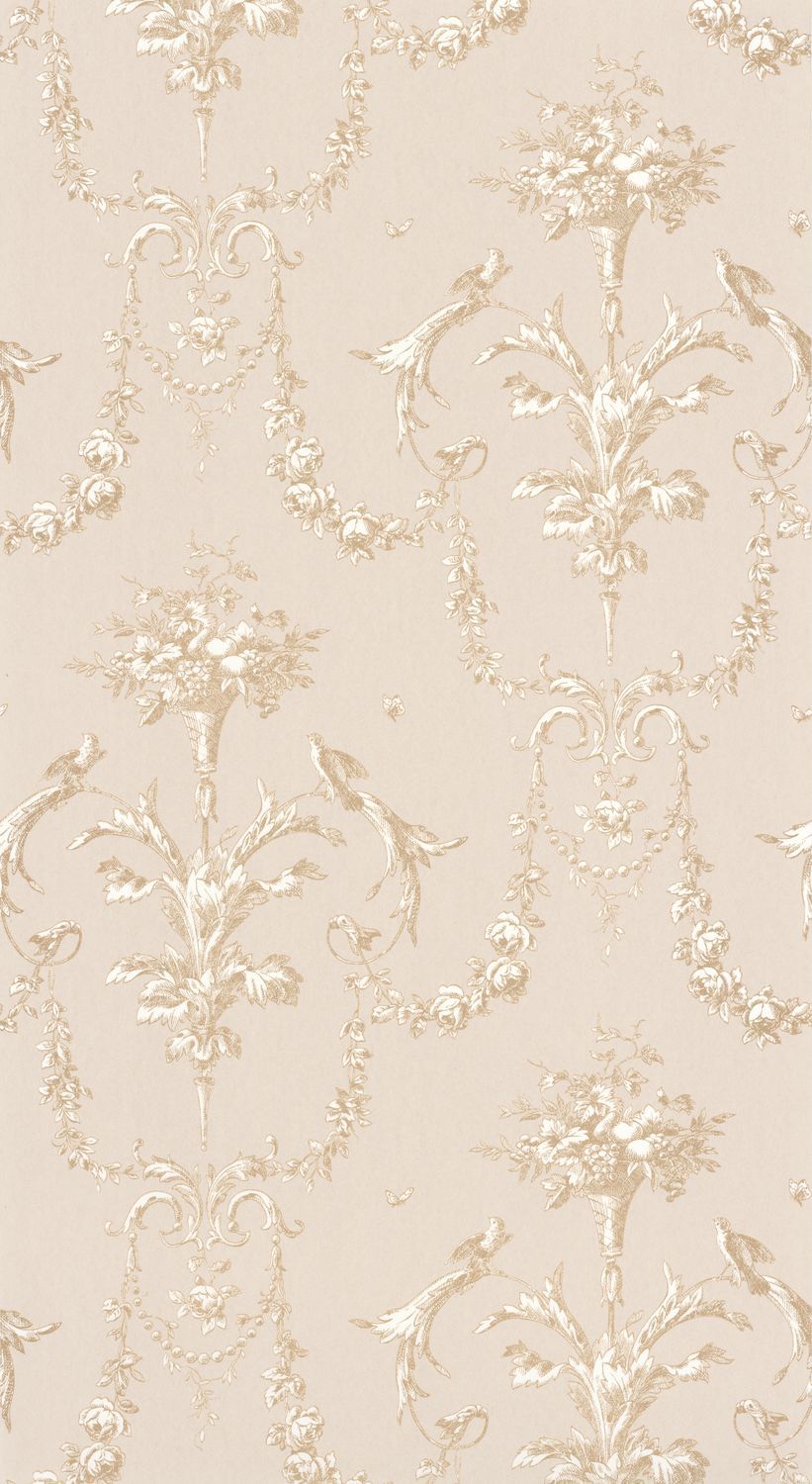 Carta da Parati Les Belles Toiles De Jouy Casadeco Wallpaper cod. 87921104