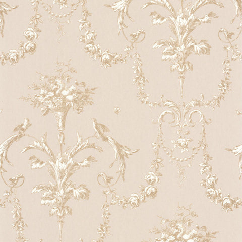 Carta da Parati Les Belles Toiles De Jouy Casadeco Wallpaper cod. 87921104