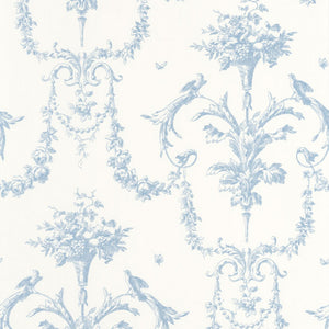 Carta da Parati Les Belles Toiles De Jouy Casadeco Wallpaper cod. 87926716