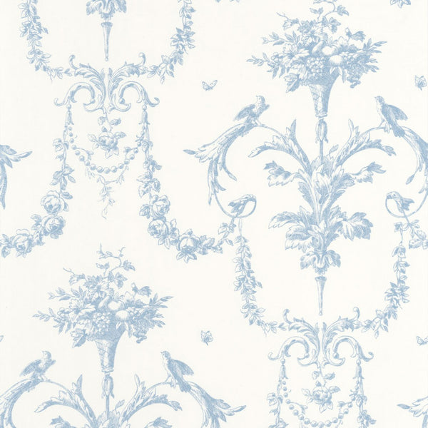 Carta da Parati Les Belles Toiles De Jouy Casadeco Wallpaper cod. 87926716