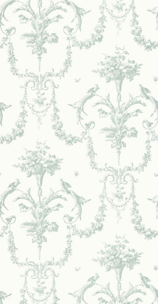 Carta da Parati Les Belles Toiles De Jouy Casadeco Wallpaper cod. 87927323