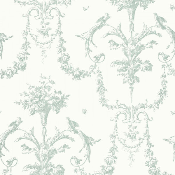 Carta da Parati Les Belles Toiles De Jouy Casadeco Wallpaper cod. 87927323
