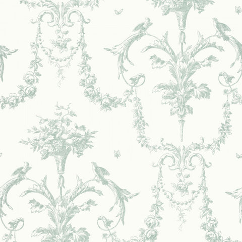Carta da Parati Les Belles Toiles De Jouy Casadeco Wallpaper cod. 87927323