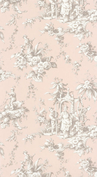 Carta da Parati Les Belles Toiles De Jouy Casadeco Wallpaper cod. 87934305