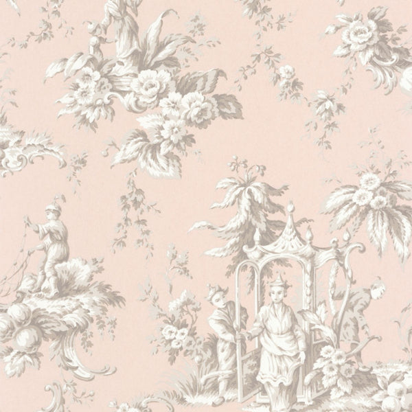 Carta da Parati Les Belles Toiles De Jouy Casadeco Wallpaper cod. 87934305