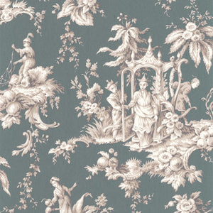 Carta da Parati Les Belles Toiles De Jouy Casadeco Wallpaper cod. 87937511