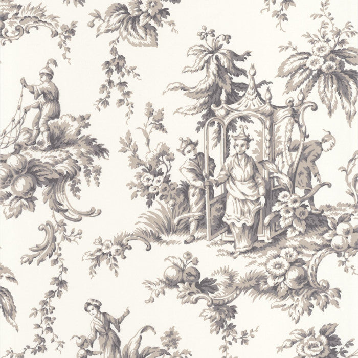 Carta da Parati Les Belles Toiles De Jouy Casadeco Wallpaper cod. 87939516