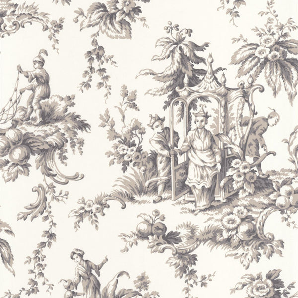 Carta da Parati Les Belles Toiles De Jouy Casadeco Wallpaper cod. 87939516