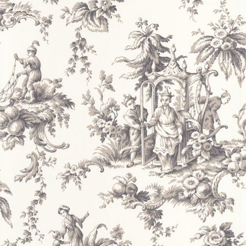 Carta da Parati Les Belles Toiles De Jouy Casadeco Wallpaper cod. 87939516