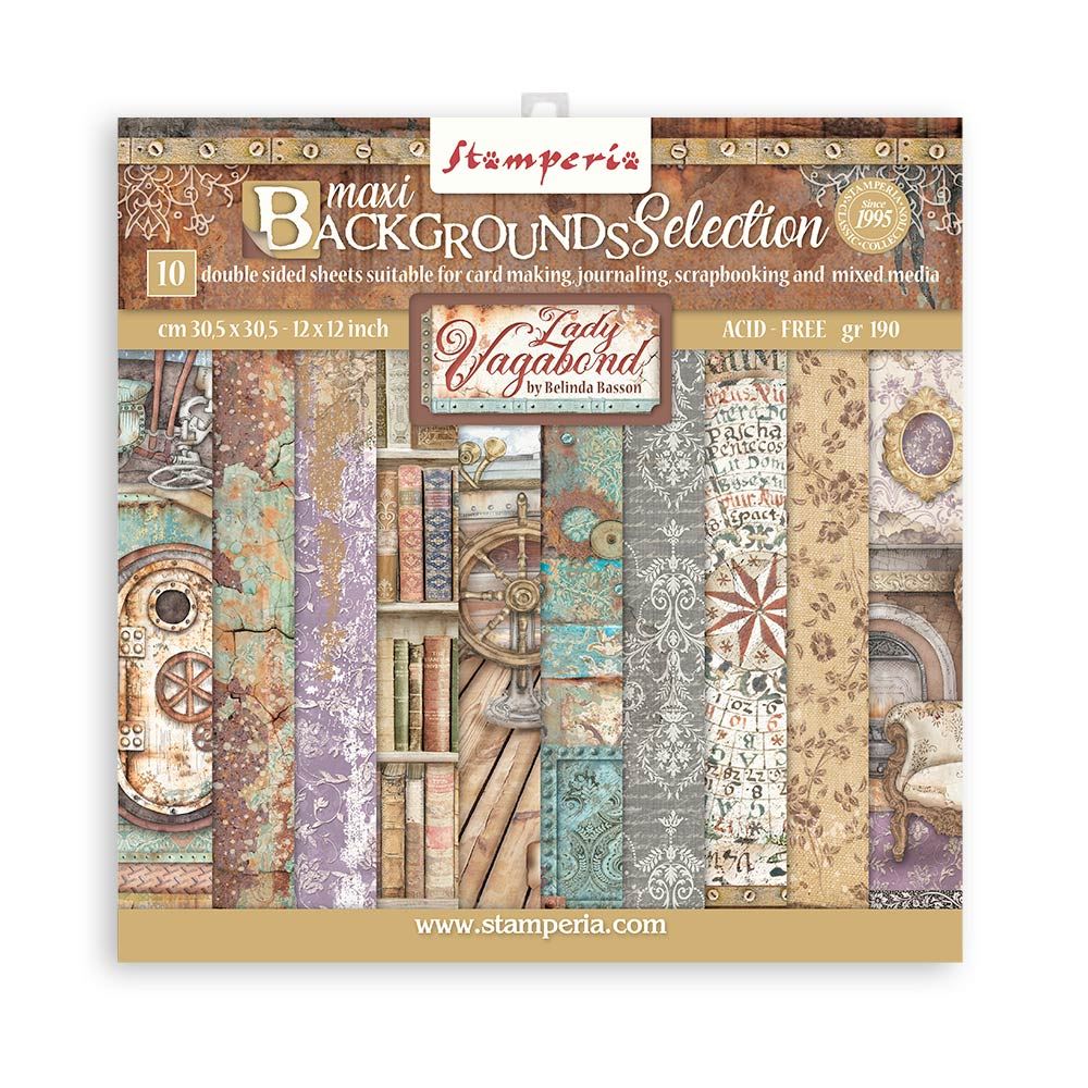 Blocco 10 Fogli Double Face Scrapbooking 30.5x30.5 cm OUTLET - ULTIME DISPONIBILITA&