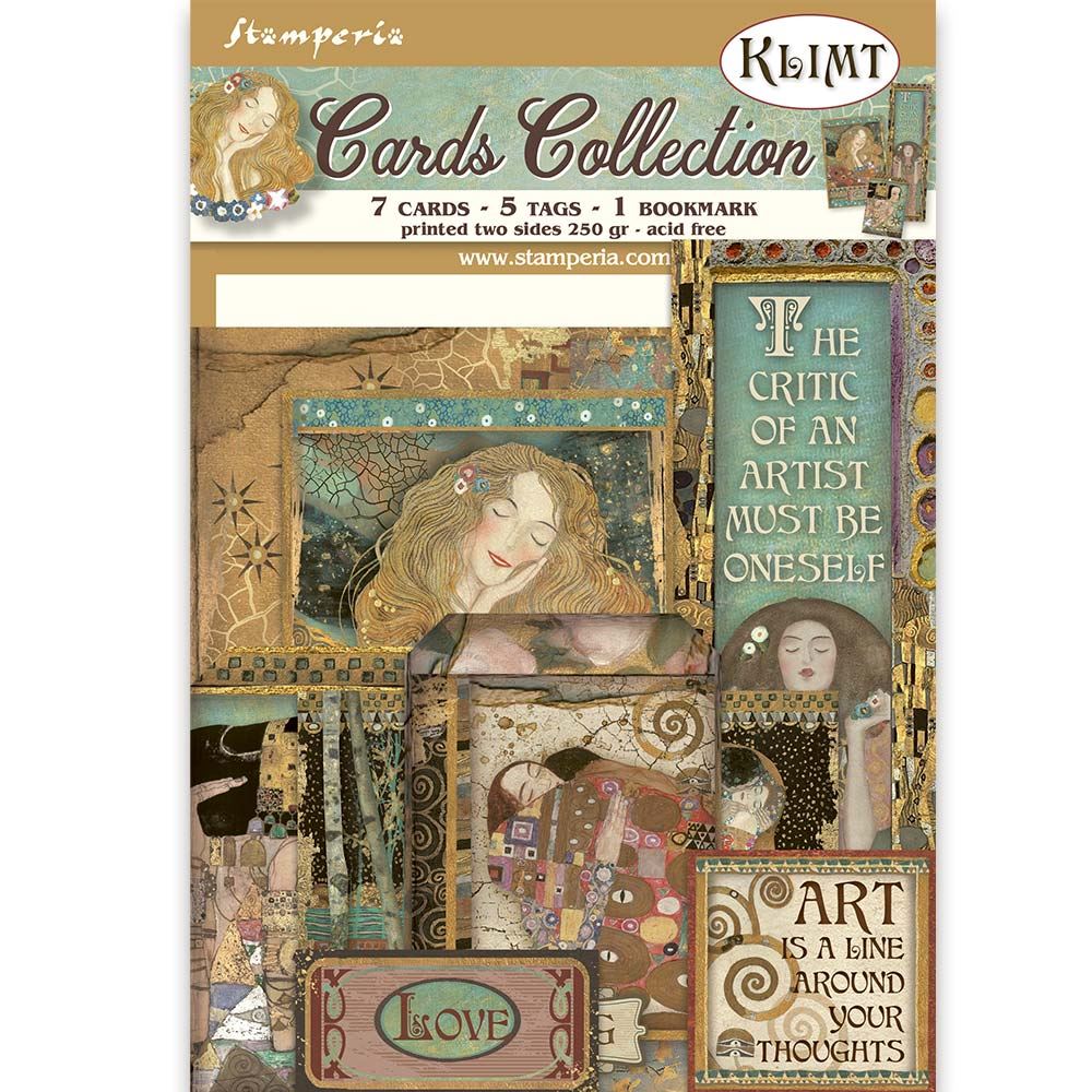Cards Collection Klimt  Stamperia OUTLET