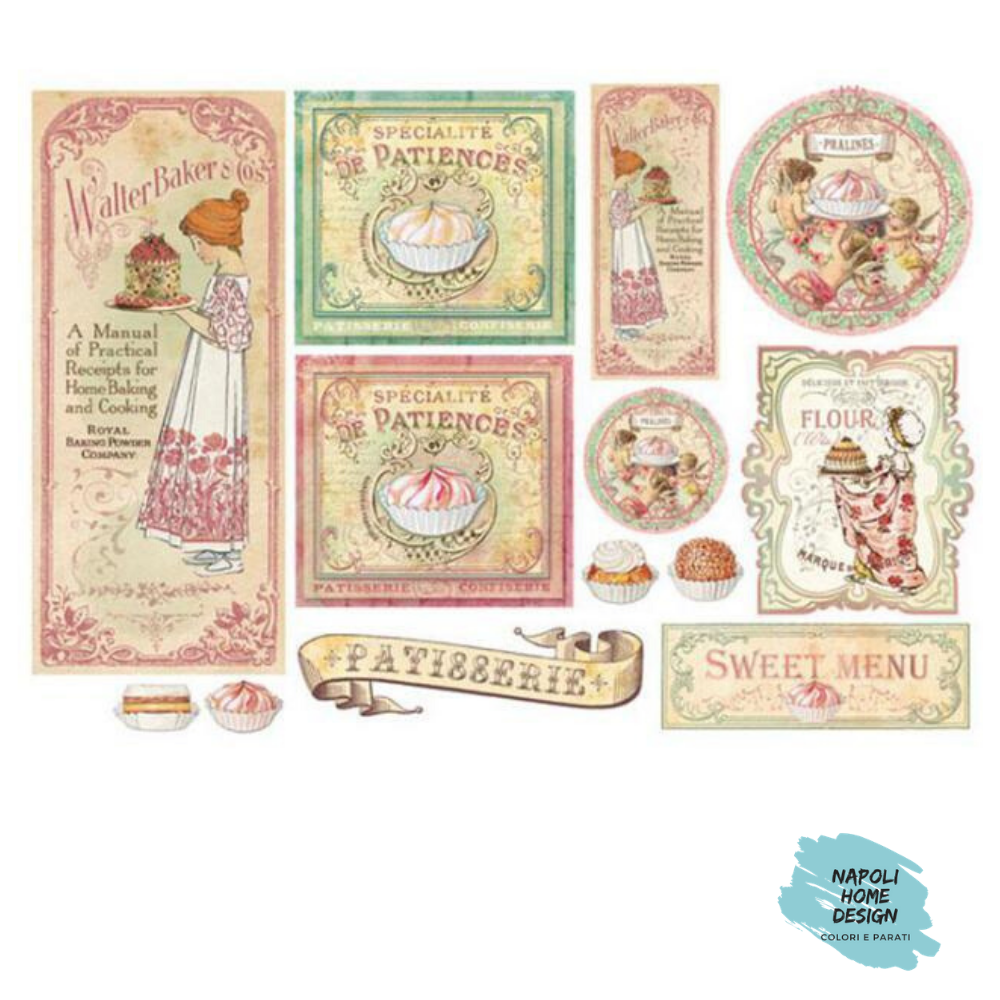 Carta di Riso cm. 48x33 STAMPERIA - OUTLET