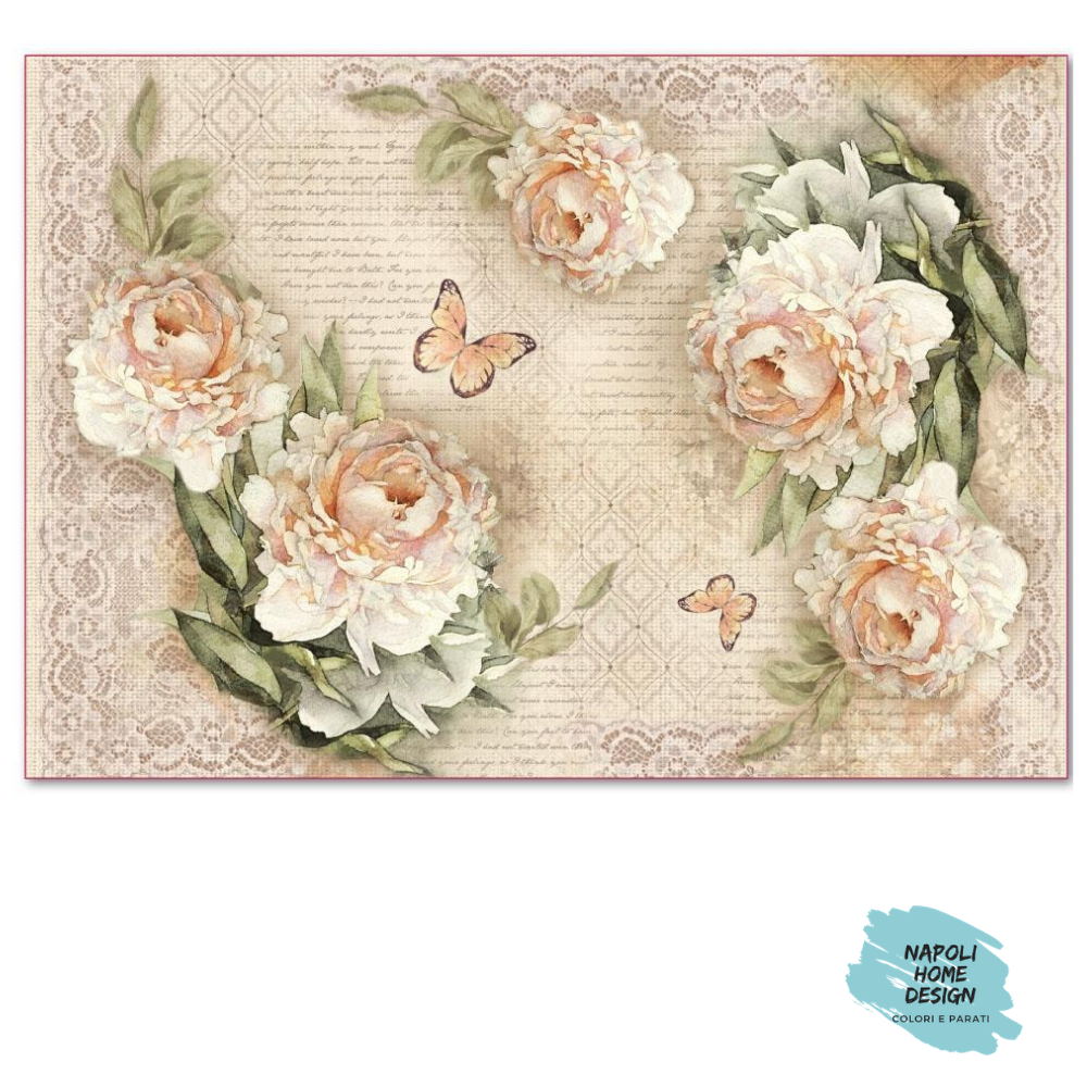 Carta di Riso cm. 48x33 STAMPERIA - OUTLET