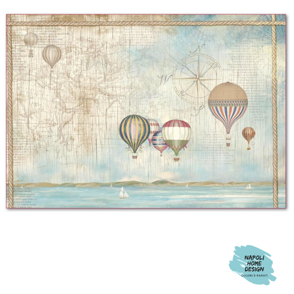 Carta di Riso cm. 48x33 STAMPERIA - OUTLET