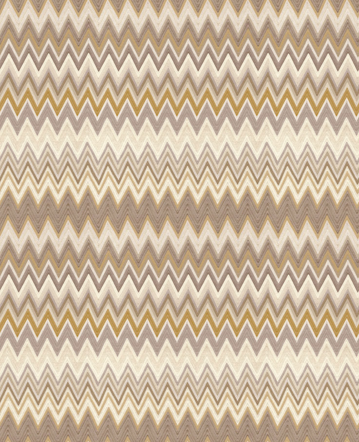 Carta da Parati Missoni Home 1 Zigzag Multicolore cod. 10061
