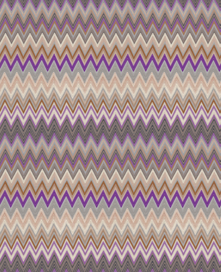 Carta da Parati Missoni Home 1 Zigzag Multicolore cod. 10062