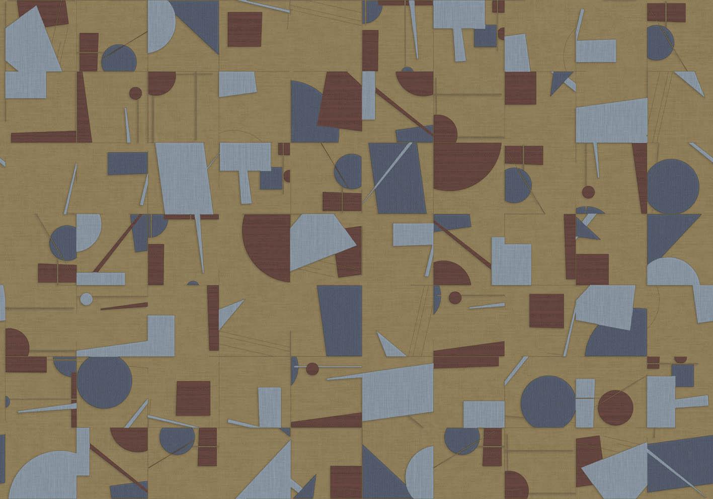 Carta da Parati Composition a tribute to Kandinsky Composizione cod. 24006
