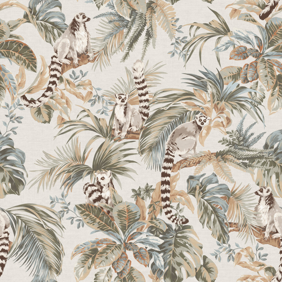 Carta da Parati Lemuri Lemuria JV Italian Design Parati cod. 6500