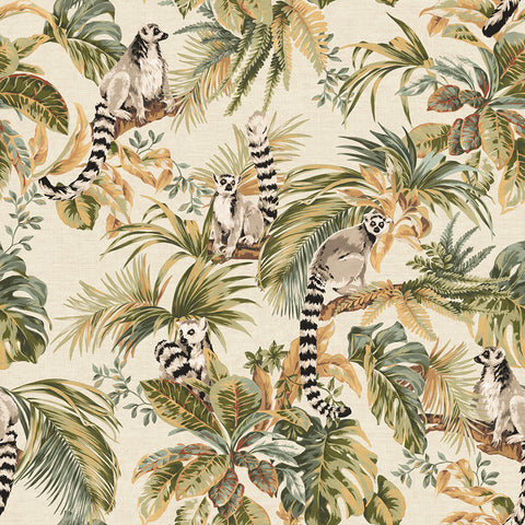 Carta da Parati Lemuri Lemuria JV Italian Design Parati cod. 6501